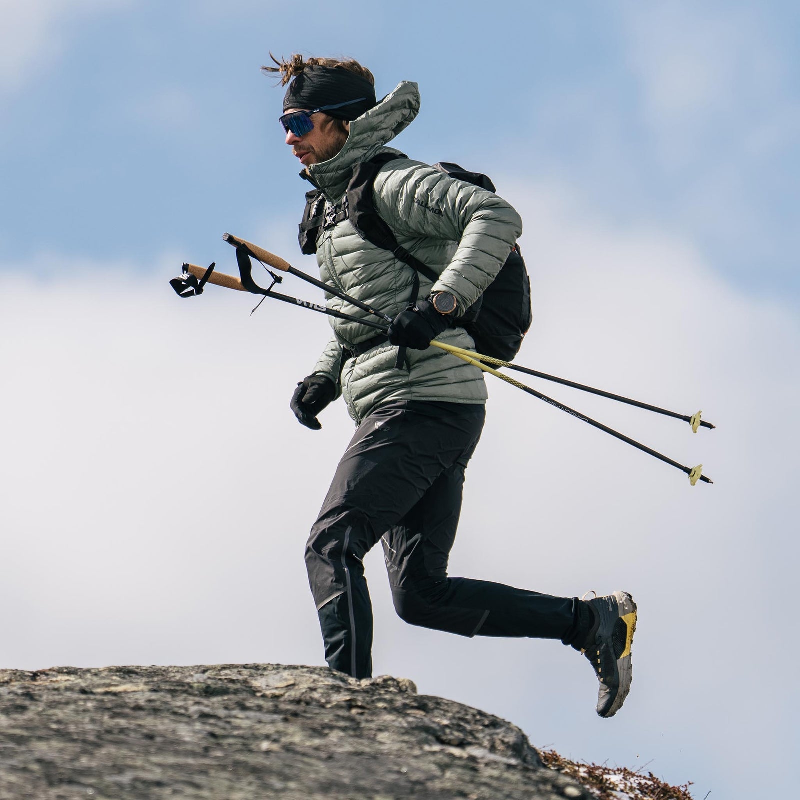 Running Poles Carbon Z | Fixed | 115cm Silva 38606 Walking Poles 115cm / Black/Yellow