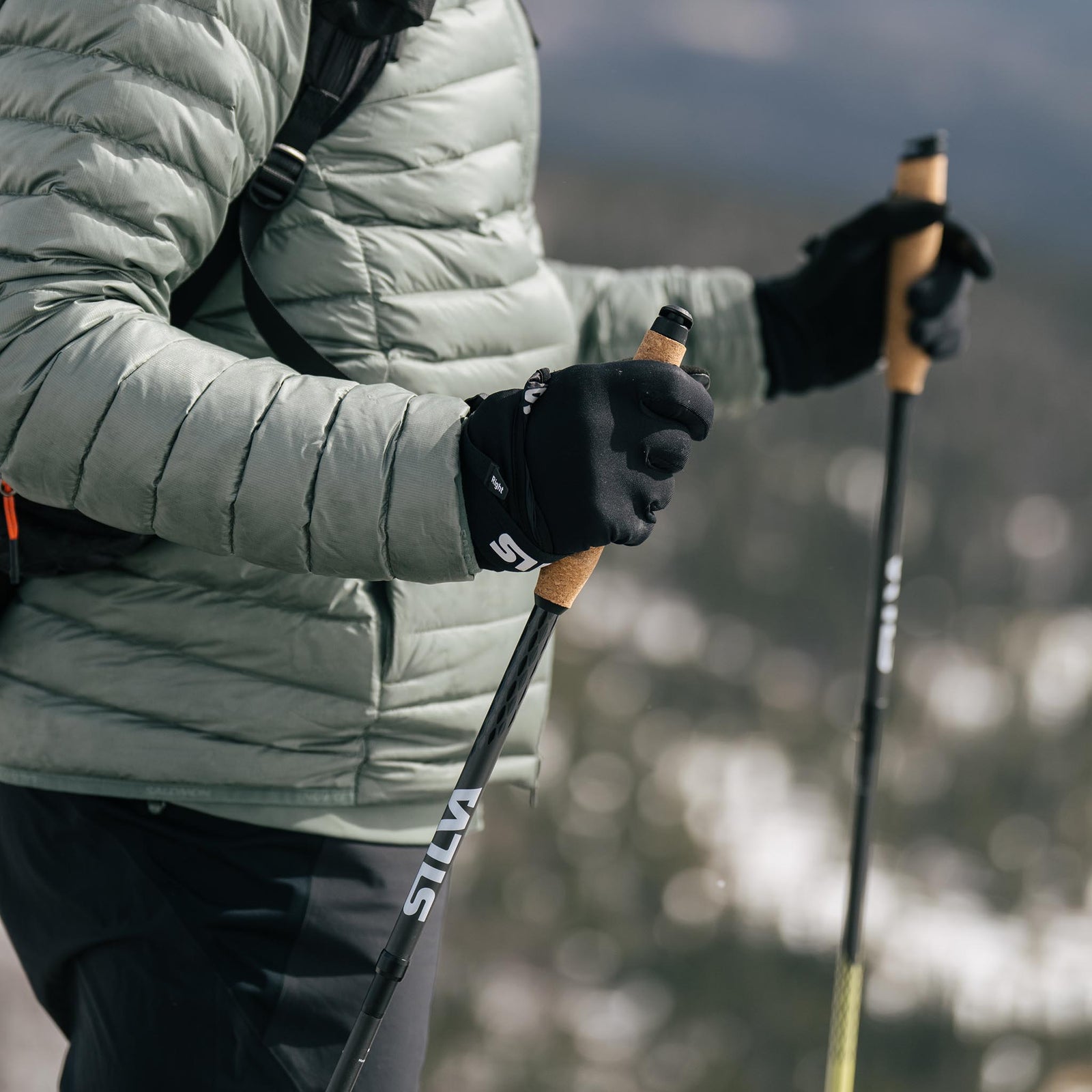 Running Poles Carbon Z | Fixed | 115cm Silva 38606 Walking Poles 115cm / Black/Yellow