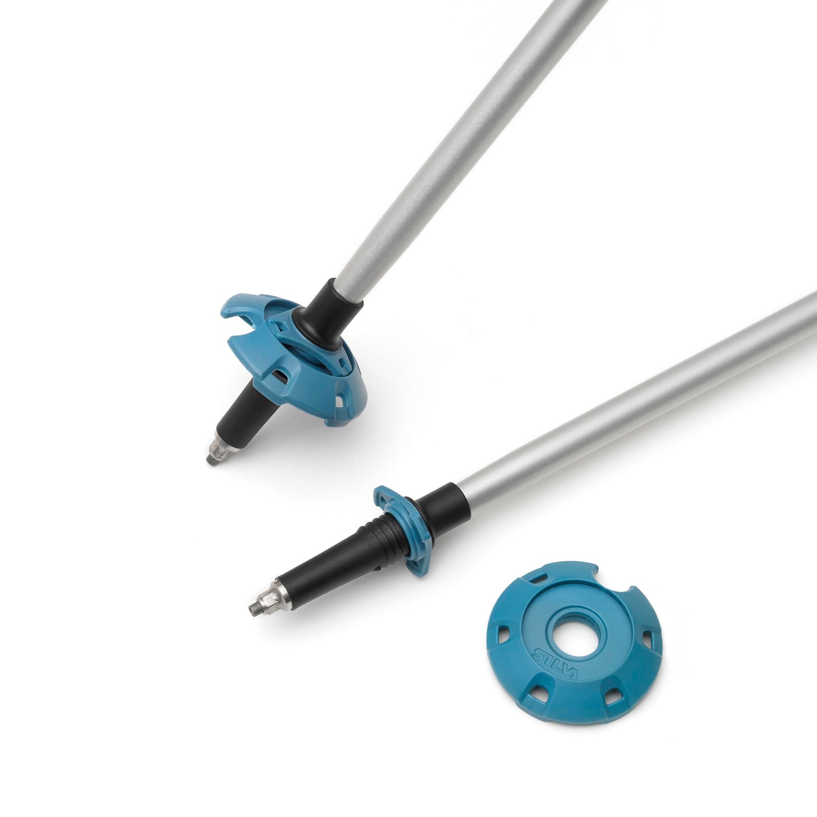 Trekking Poles Alu | 140cm Silva 38614 Walking Poles 140cm / Silver/Blue