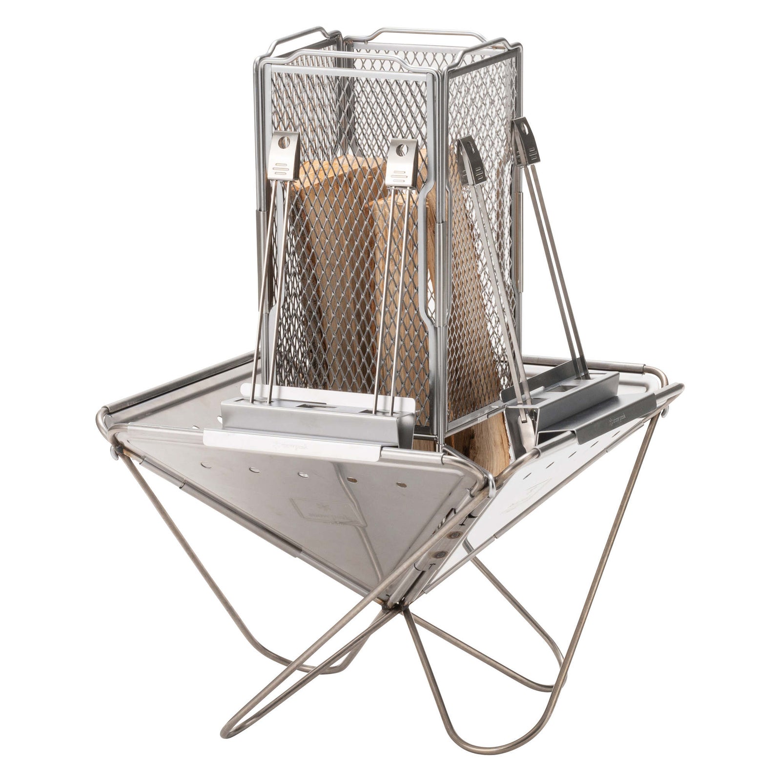 TAKIBI Hearth Starter Set Snow Peak SET-060EK Firepits One Size / Silver