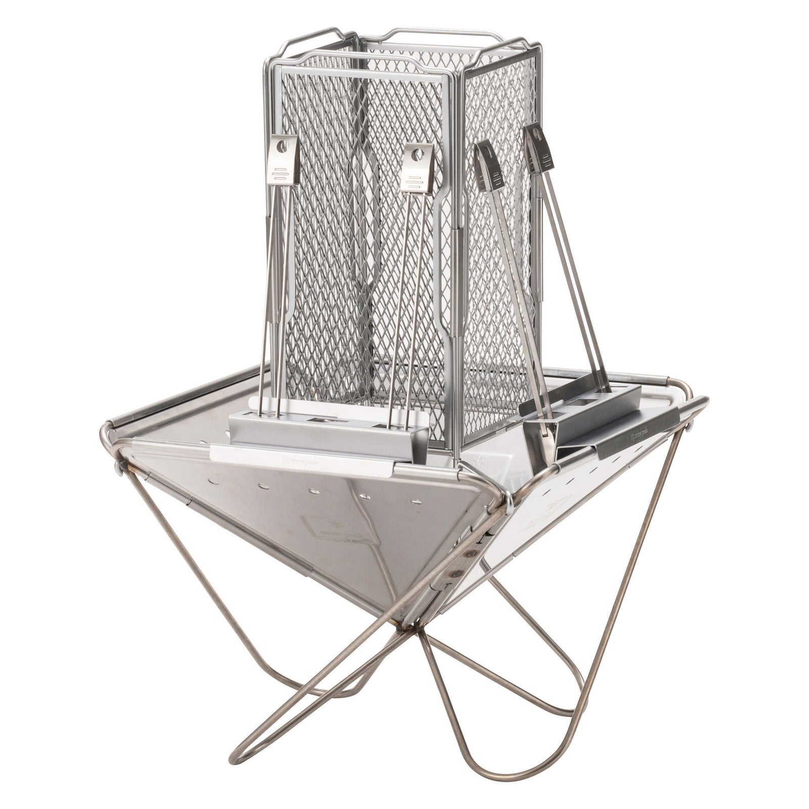 TAKIBI Hearth Starter Set Snow Peak SET-060EK Firepits One Size / Silver