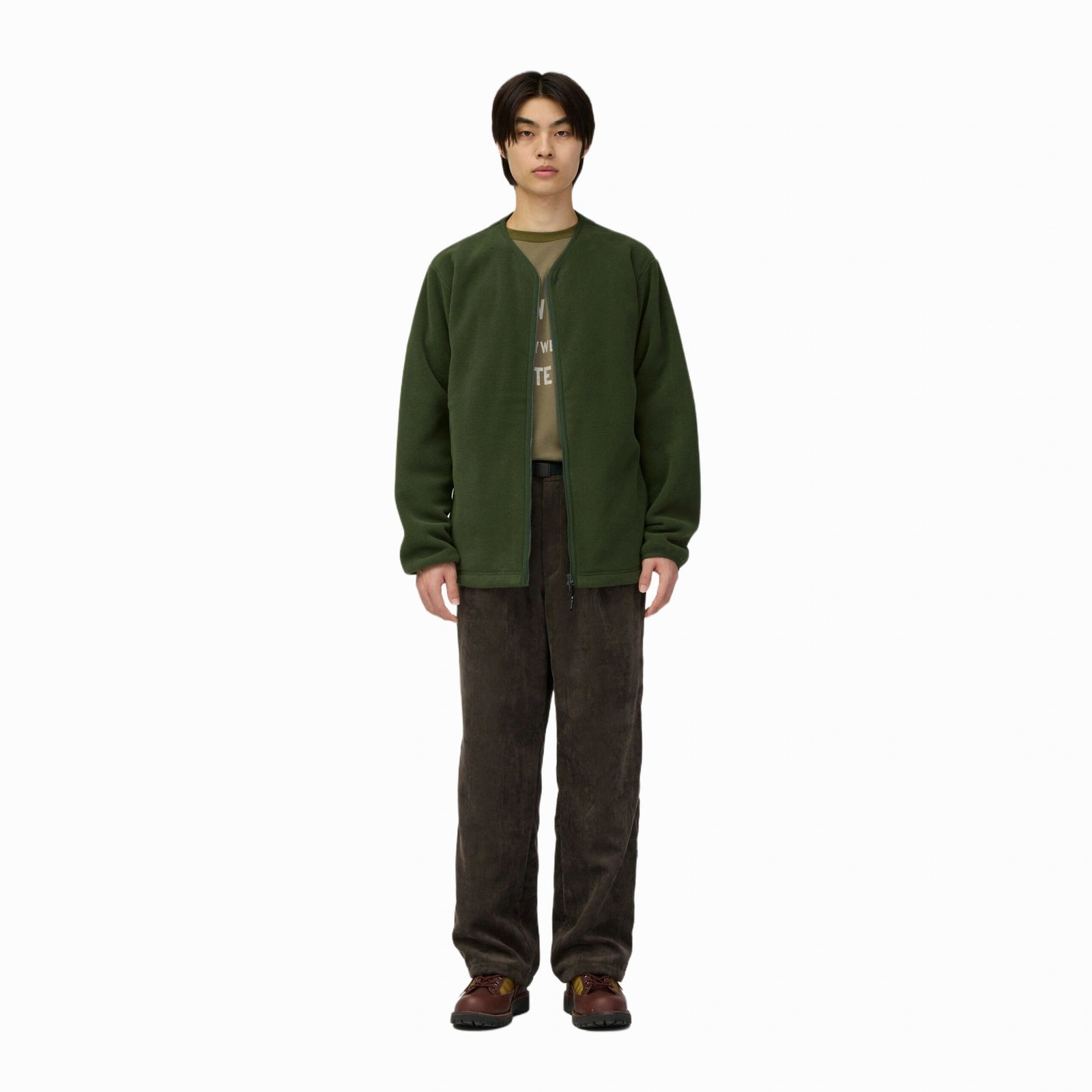Water-Repellent Fleece Cardigan Snow Peak Unisex Cardigans