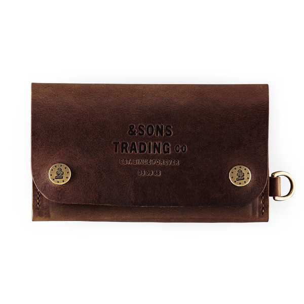Leather Wallet &SONS LW-Brown Wallets One Size / Brown