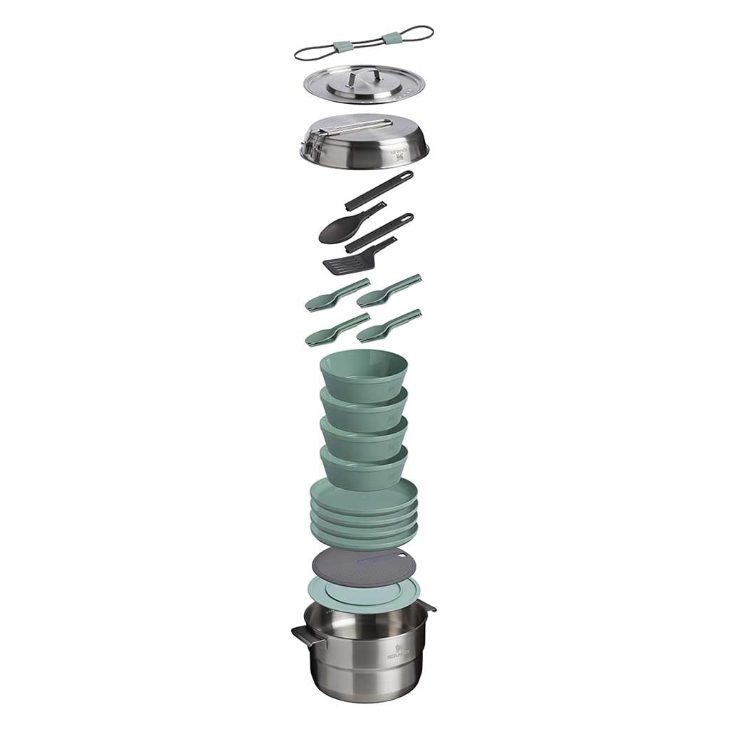 Wildfare Core Full Serve Cookset Stanley 10-02479-049 Camp Cook Sets One Size / Shale/Charcoal