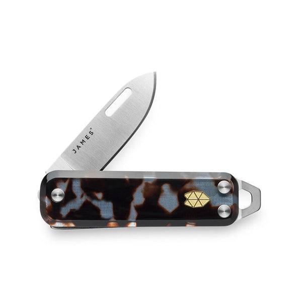 The Elko The James Brand KN117200-00 Pocket Knives One Size / Blue Steel Tortoise