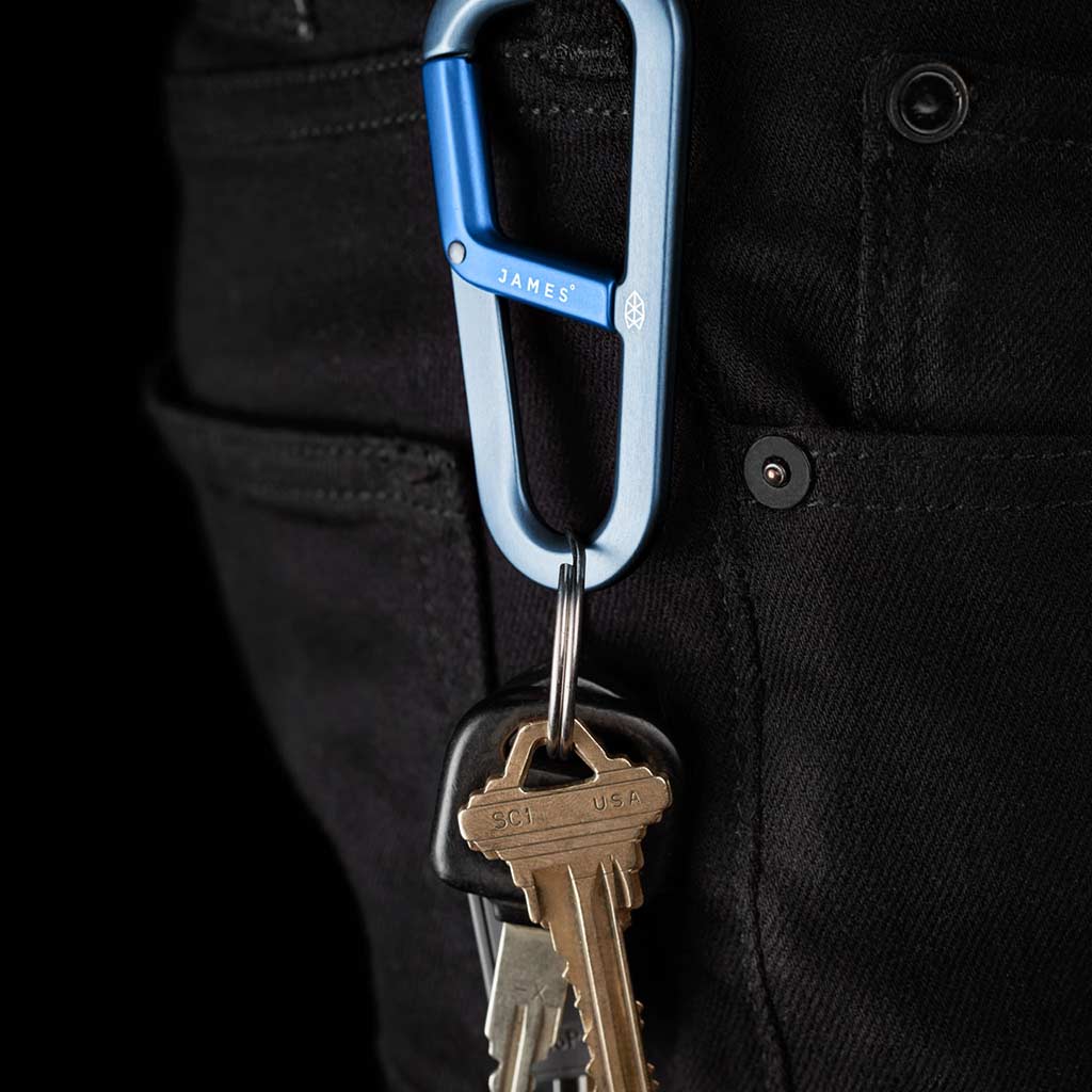 The Hardin The James Brand ES204986-10 Keyrings One Size / Sea Wave Blue/Cerulean