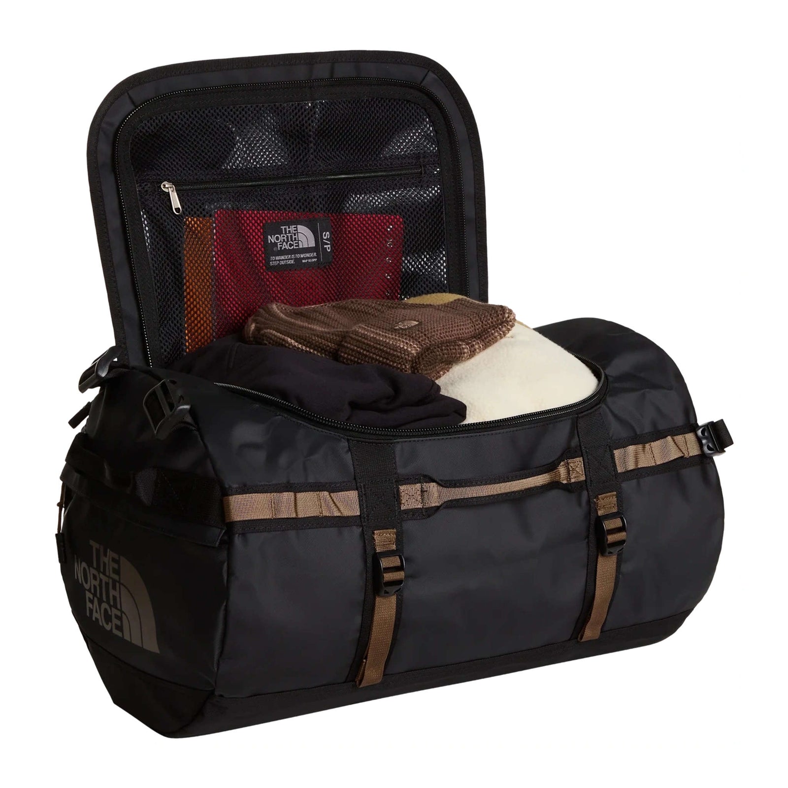 Base Camp Duffle - S The North Face NF0A52STZQ9-OS Duffle Bags 50L / TNF Black/Smokey Brown