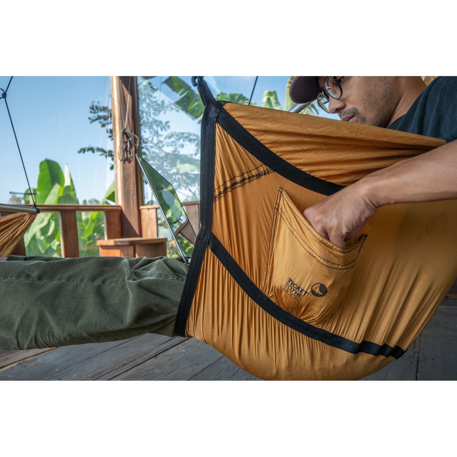 Moon Chair Ticket To The Moon TMMC70 Hammocks One Size / Sand