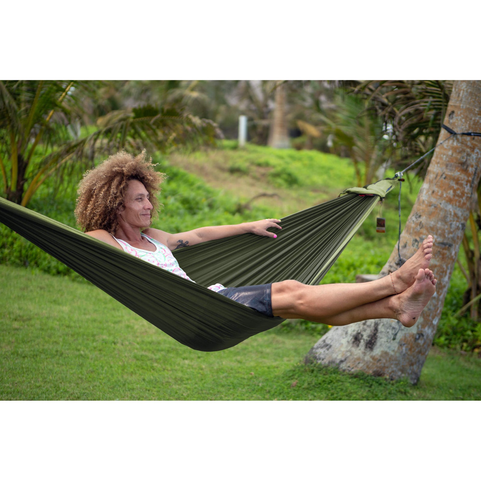 Original Hammock Ticket To The Moon TMO2475 Hammocks 320 x 200 cm / Army Green/Green Apple
