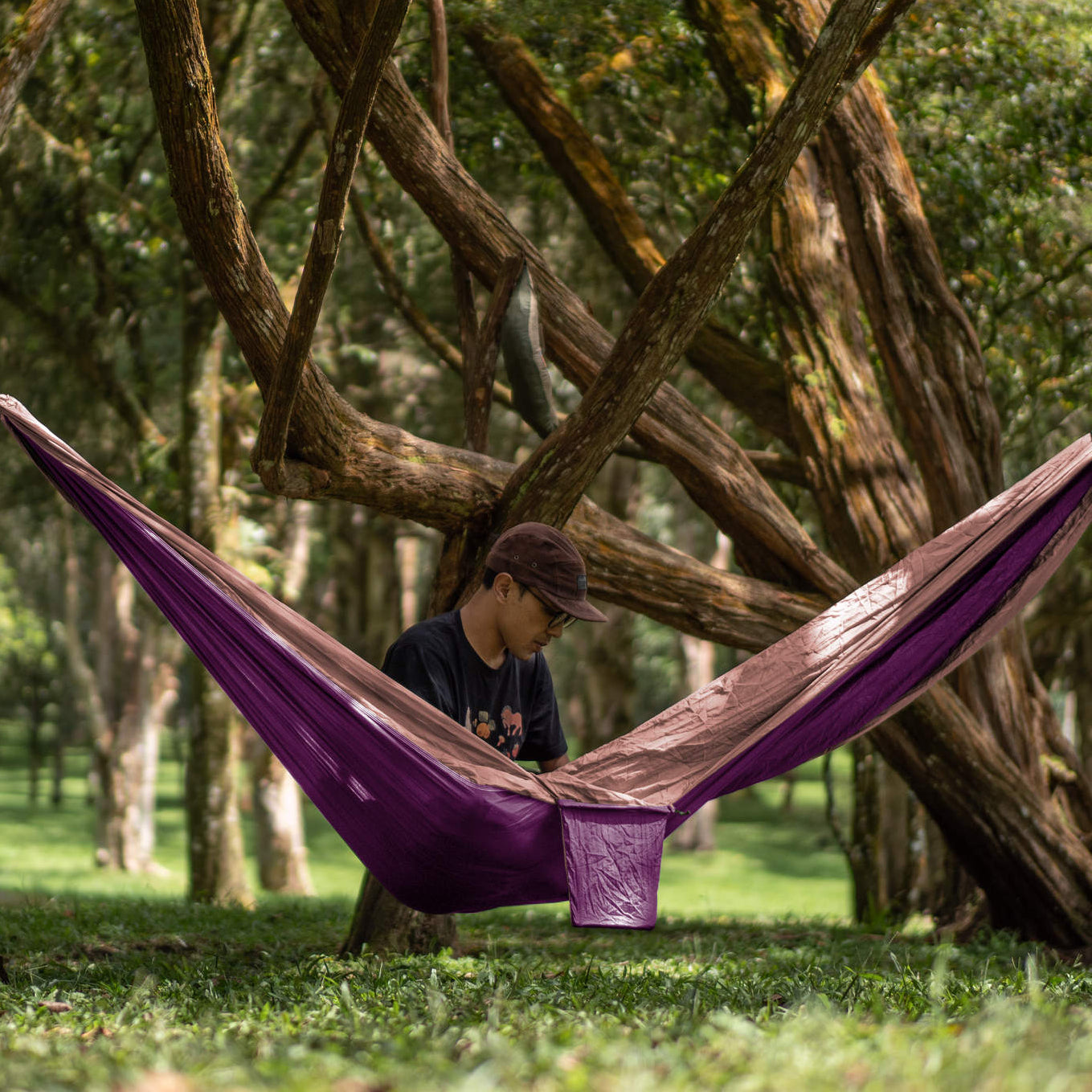 Original Hammock Ticket To The Moon TMO7876 Hammocks 320 x 200 cm / Plum/Peach