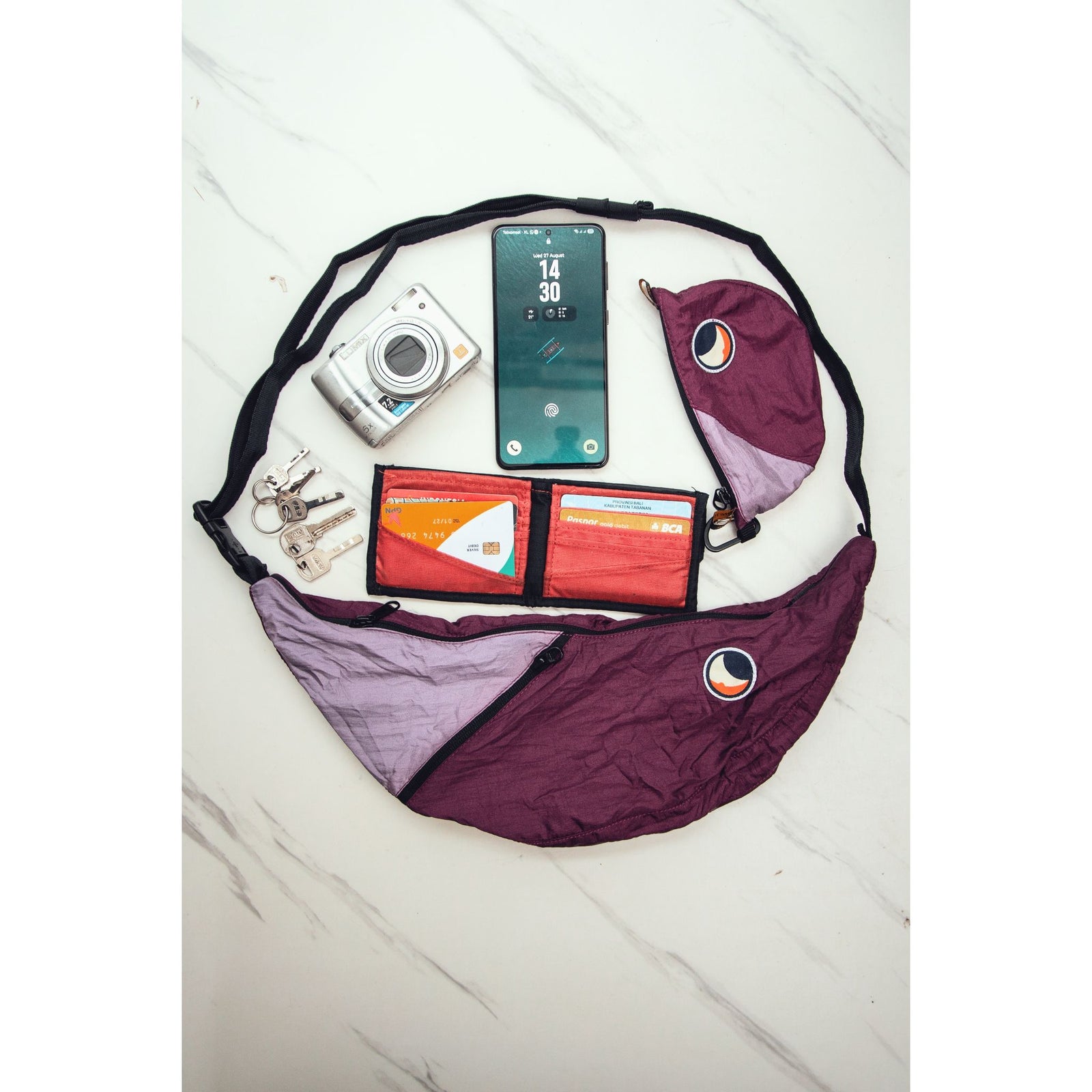 Sling Bag Original Ticket To The Moon TMSLB7887 Sling Bags One Size / Plum/Lavender