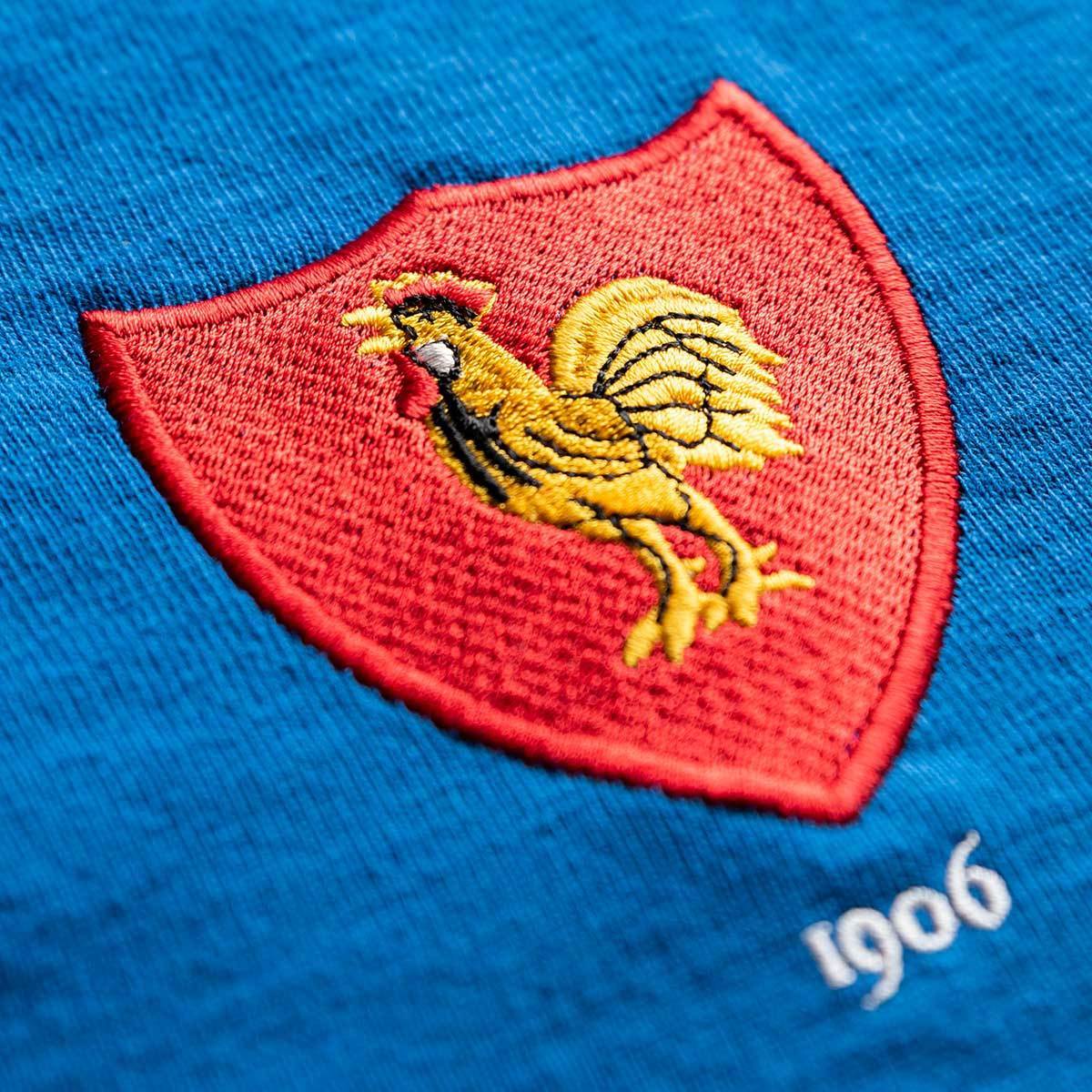 France 1906 Rugby Shirt Black & Blue 1871 Rugby Shirts