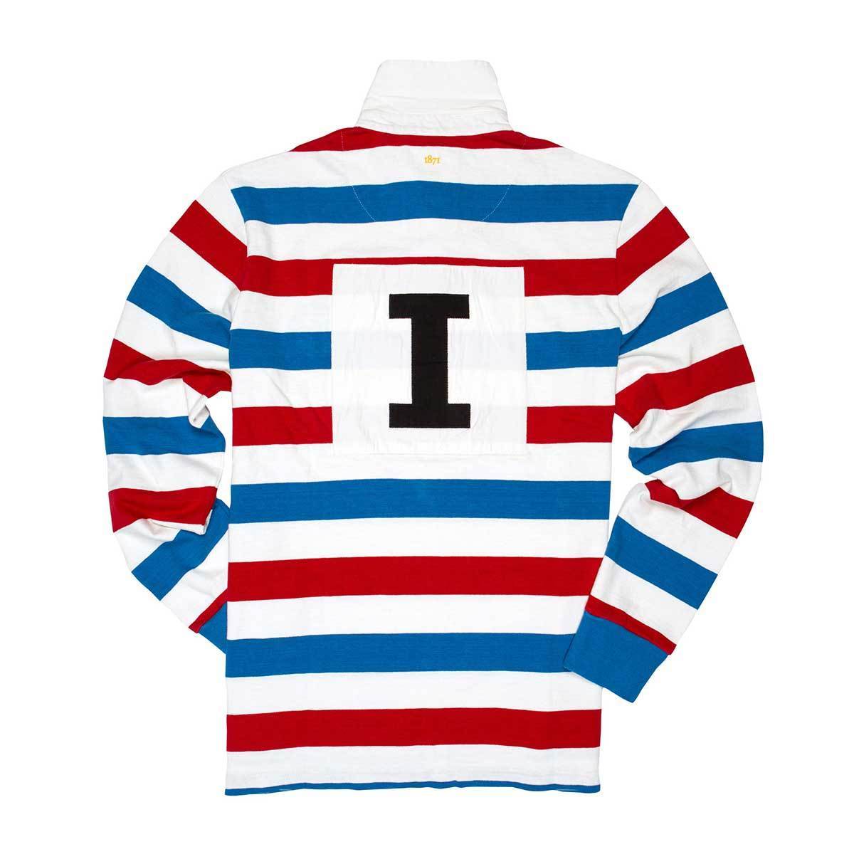 Lausanne 1871 Rugby Shirt Black & Blue 1871 Shirts - Rugby Shirts