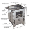 Bushbox LF Combination Set Bushcraft Essentials BCE-042 Camping Stoves One Size / Stainless