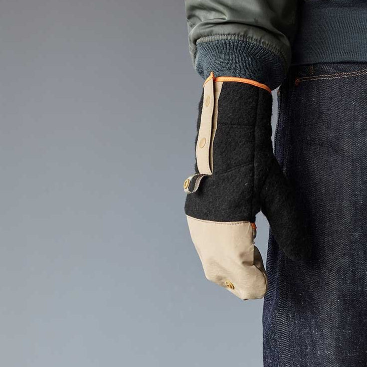 Recycled Wool Fleece Mitten Cover Gloves Elmer Gloves