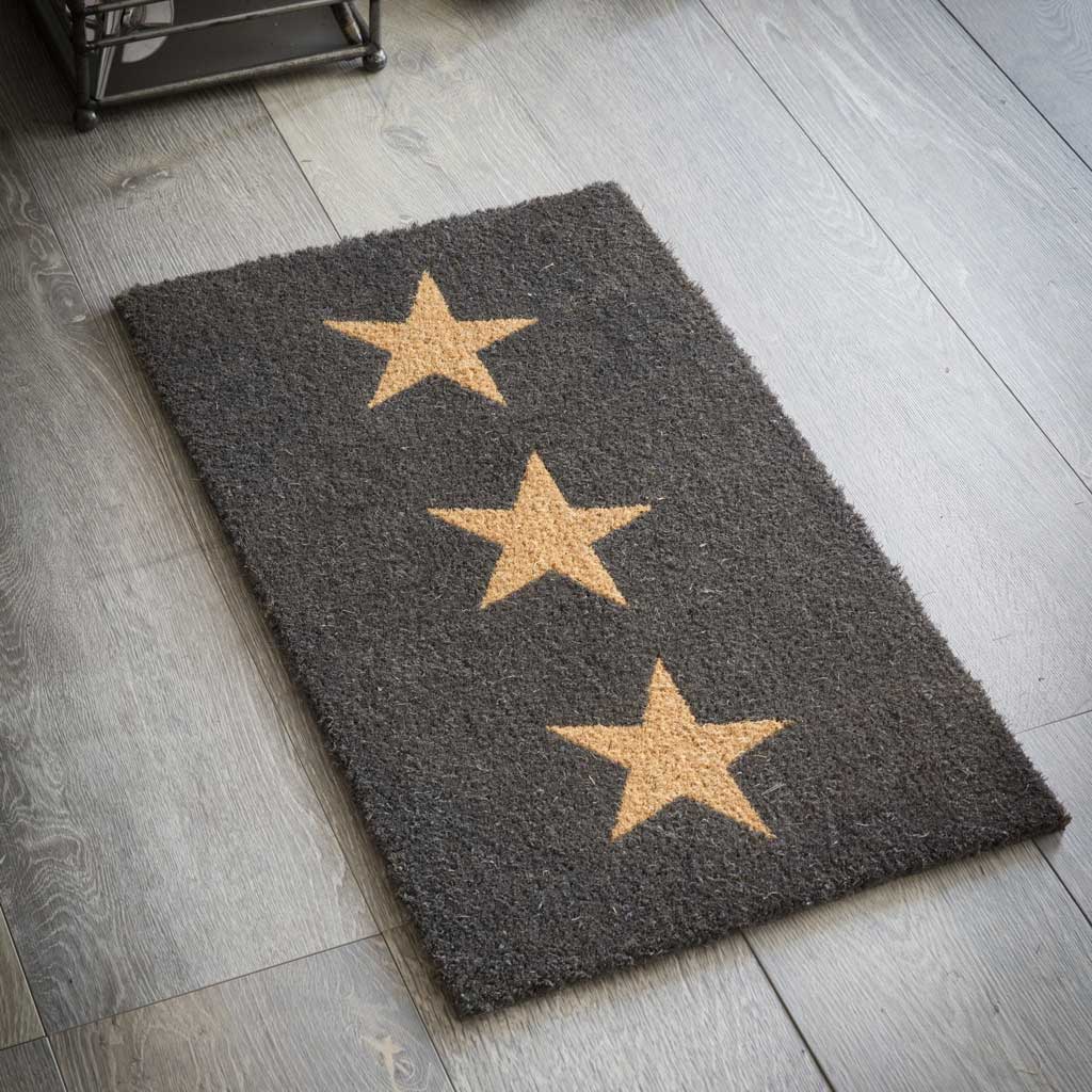 Doormat 3 Stars Garden Trading DMCO09 Doormats Large / Dark Charcoal