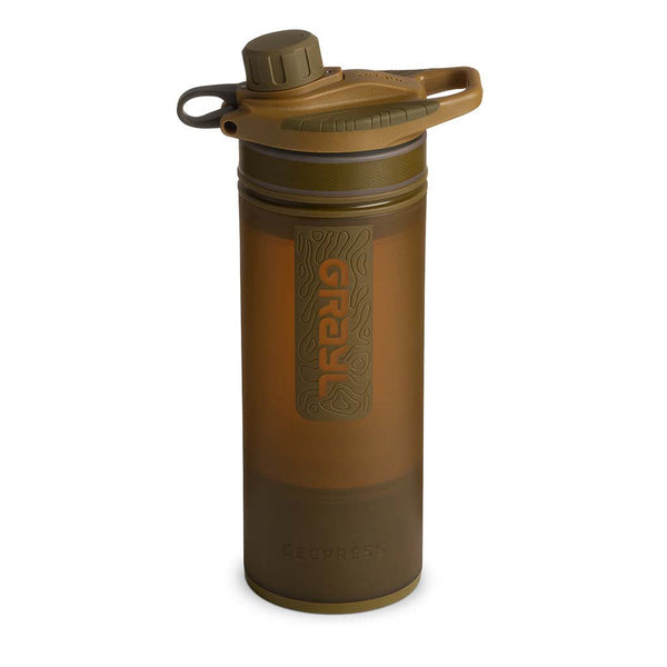 GeoPress Water Purifier Grayl GR-309052 Water Filters 710ml / Coyote Brown