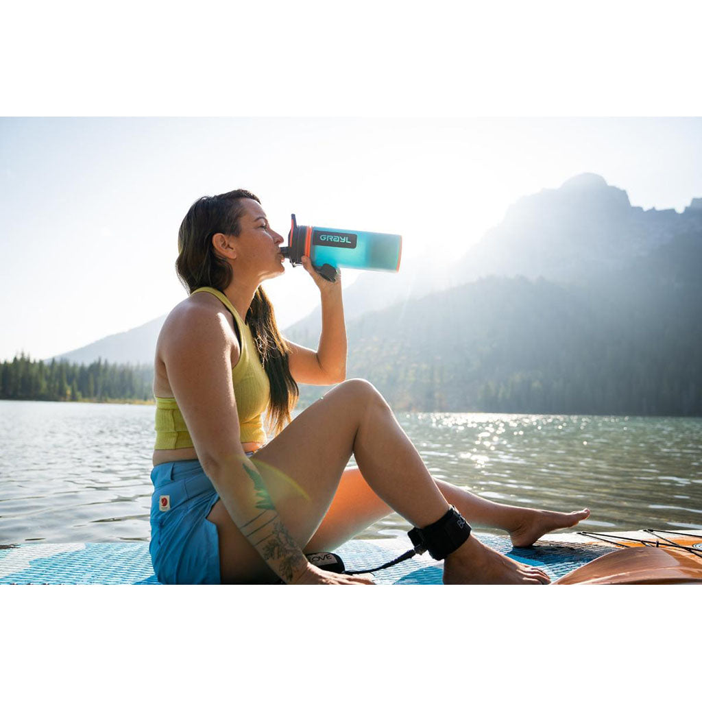 GeoPress Water Purifier Grayl GR-309069 Water Filters 710ml / Peak White