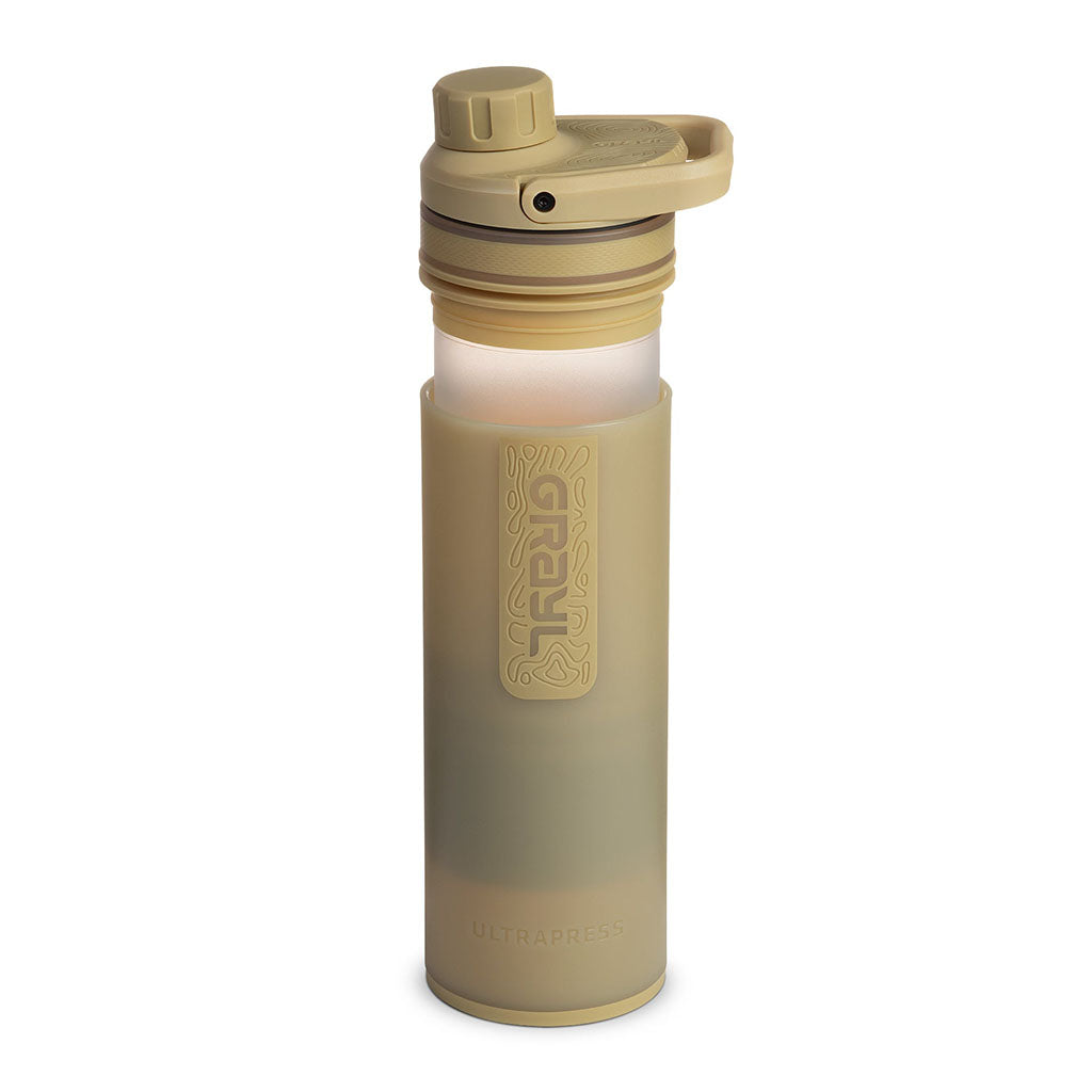 UltraPress Water Purifier Grayl GR-512476 Water Filters 500ml / Desert Tan