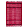 Ekshärad Röd Wool Blanket Öjbro Vantfabrik OEKS60UP130220 Blankets 130 x 220 cm / Red Multi
