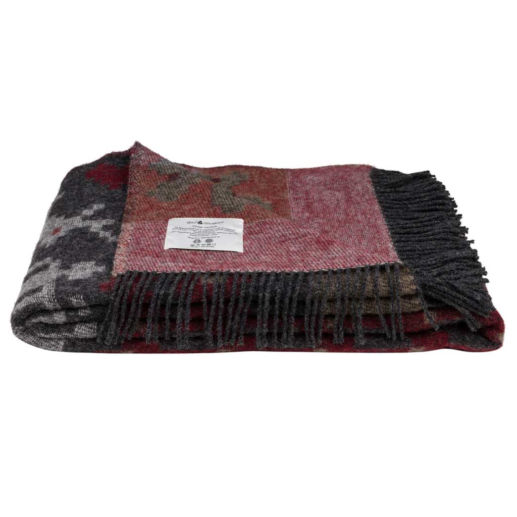 Fästfolk Embla & Erling Wool Blanket Öjbro Vantfabrik OFAS02UP130220 Blankets 130 x 220 cm / Fästfolk Embla & Erling