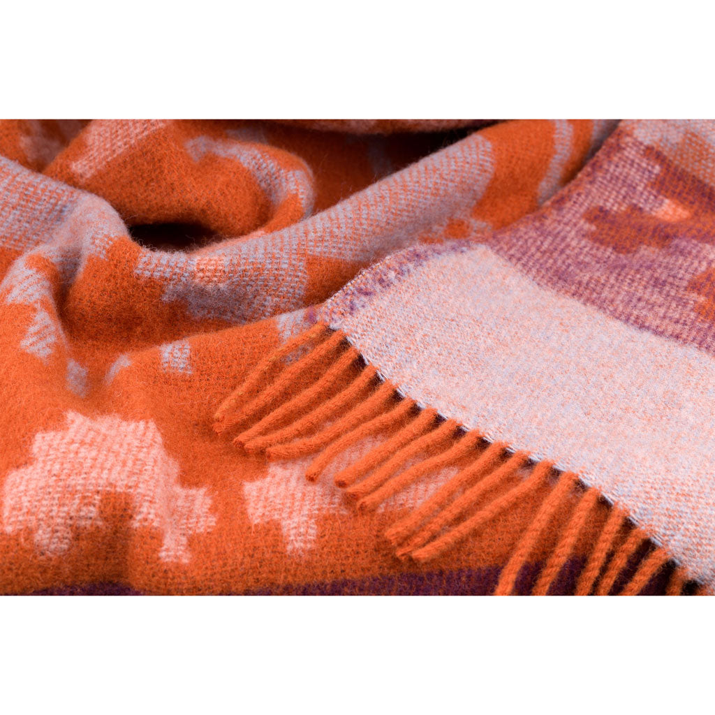 Fästfolk Estelle & Esbjörn Wool Blanket Öjbro Vantfabrik OFAS68UP130220 Blankets 130 x 220 cm / Fästfolk Estelle & Esbjörn