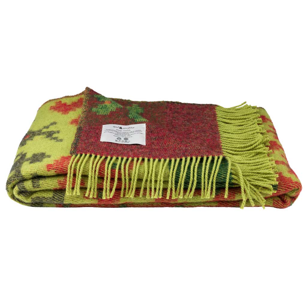 Fästfolk Evelina & Ewald Wool Blanket Öjbro Vantfabrik OFAS58UP130220 Blankets 130 x 220 cm / Fästfolk Evelina & Ewald