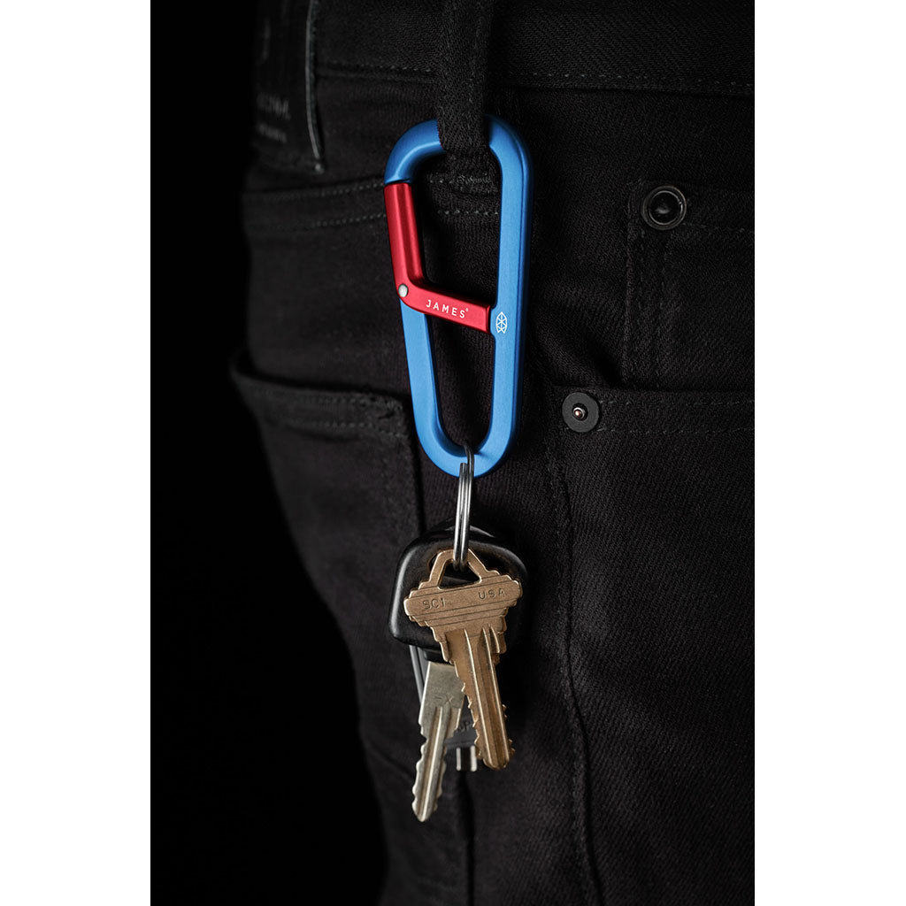 The Hardin The James Brand ES204950-10 Keyrings One Size / Cerulean/Red