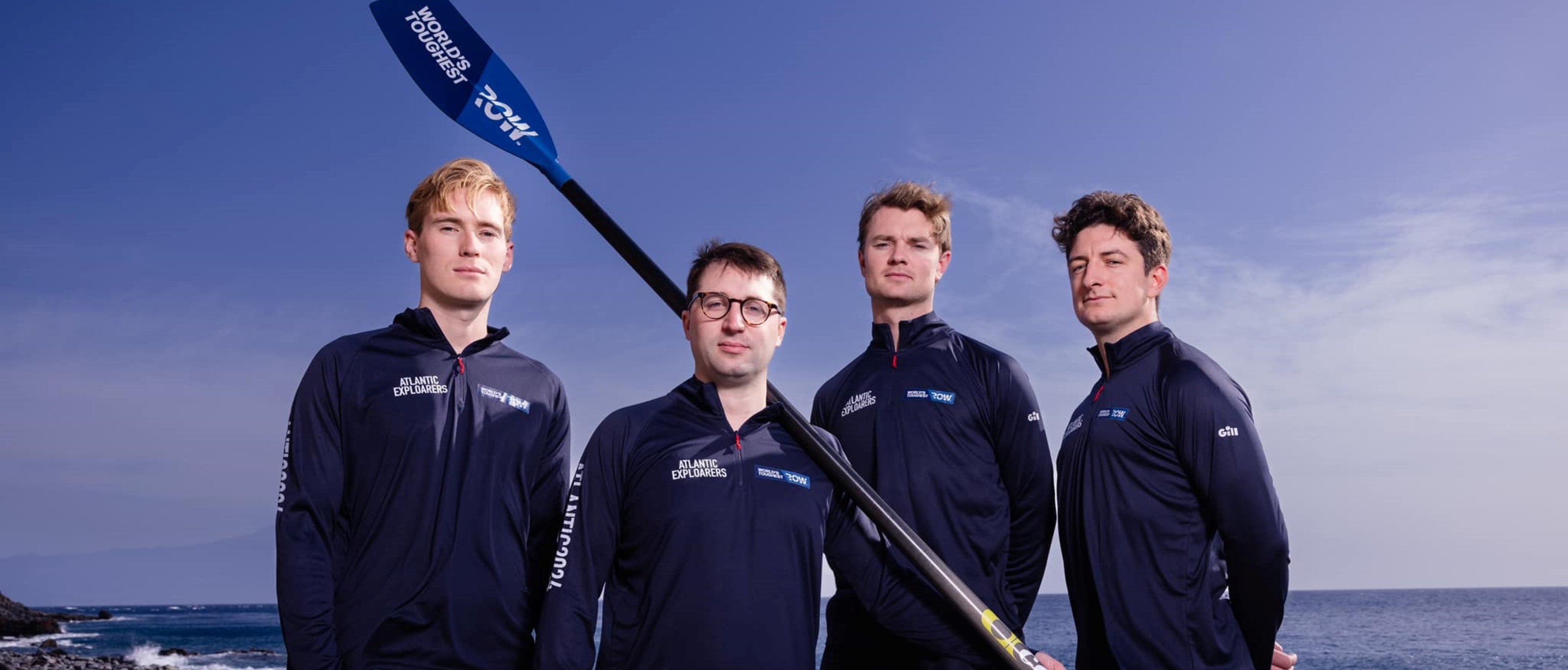 Sam Weston and his fellow rowers, aka team Atlantic Exploarers, entrants in the 2024-25 World's Toughest Row Transatlantic Challenge.