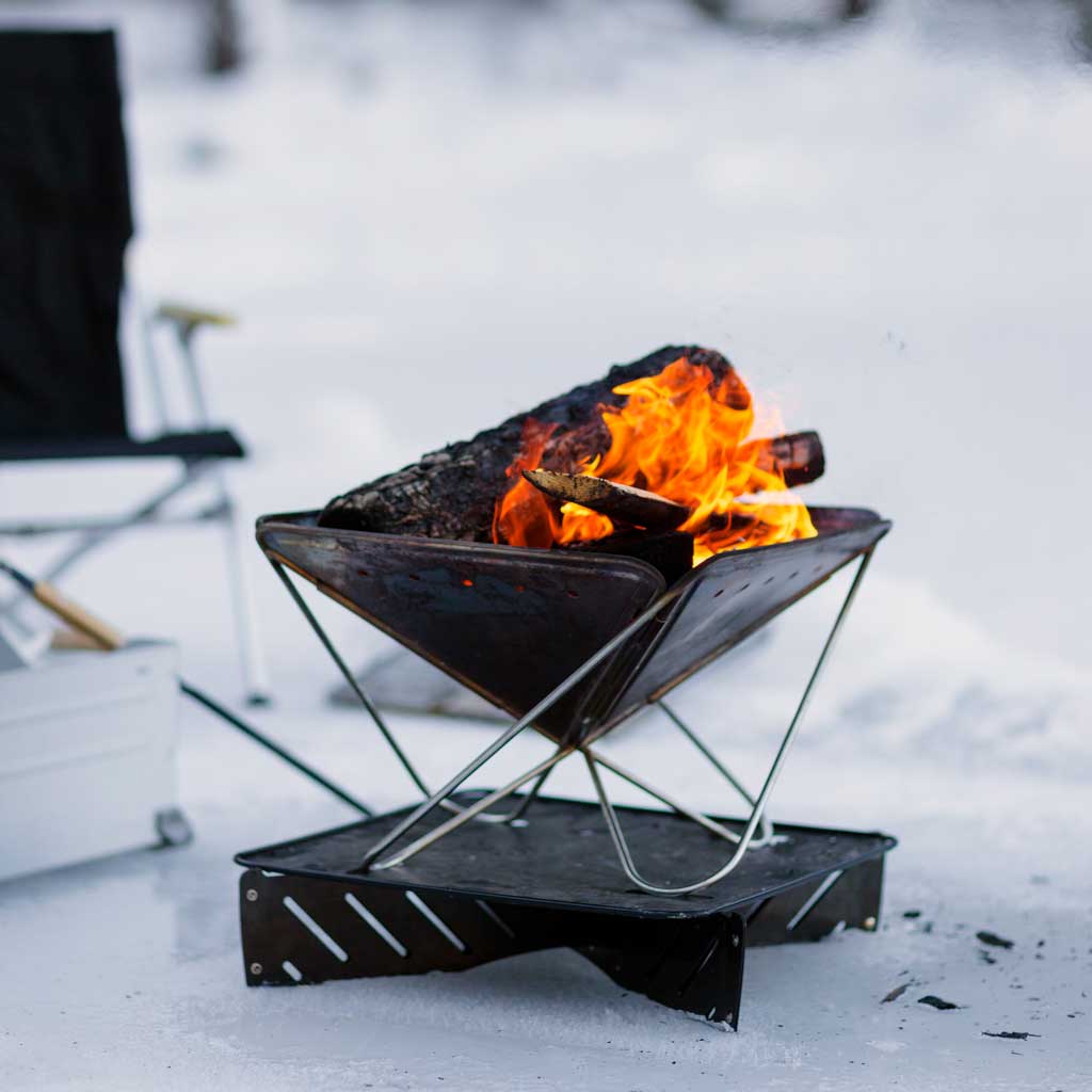 Snow Peak Fireplace, Pack and Carry Firepit