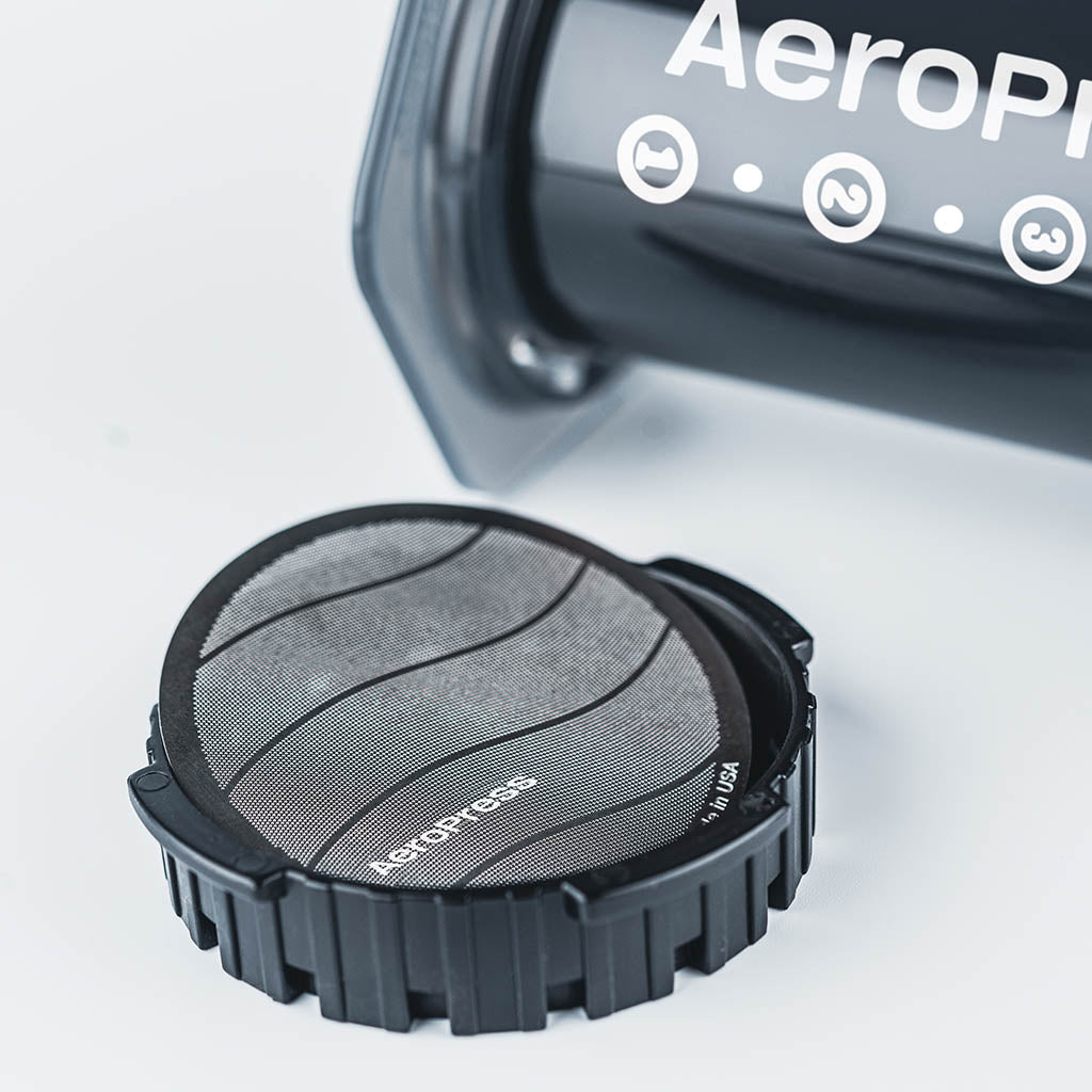 AeroPress Stainless Steel Reusable Filter AeroPress 81MCS Coffee Accessories Original / Silver