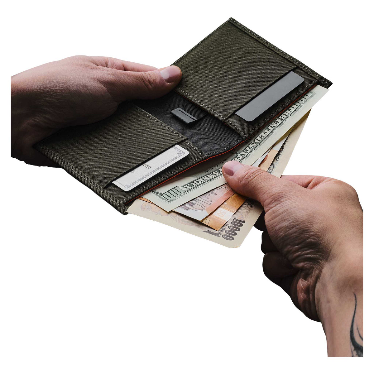 Ark Bifold Cash Wallet Alpaka AD010620121 Wallets One Size / Black | Axoflux 300D