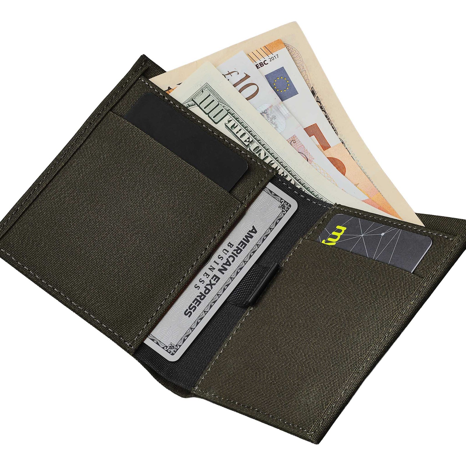 Ark Bifold Cash Wallet Alpaka AD010620121 Wallets One Size / Black | Axoflux 300D
