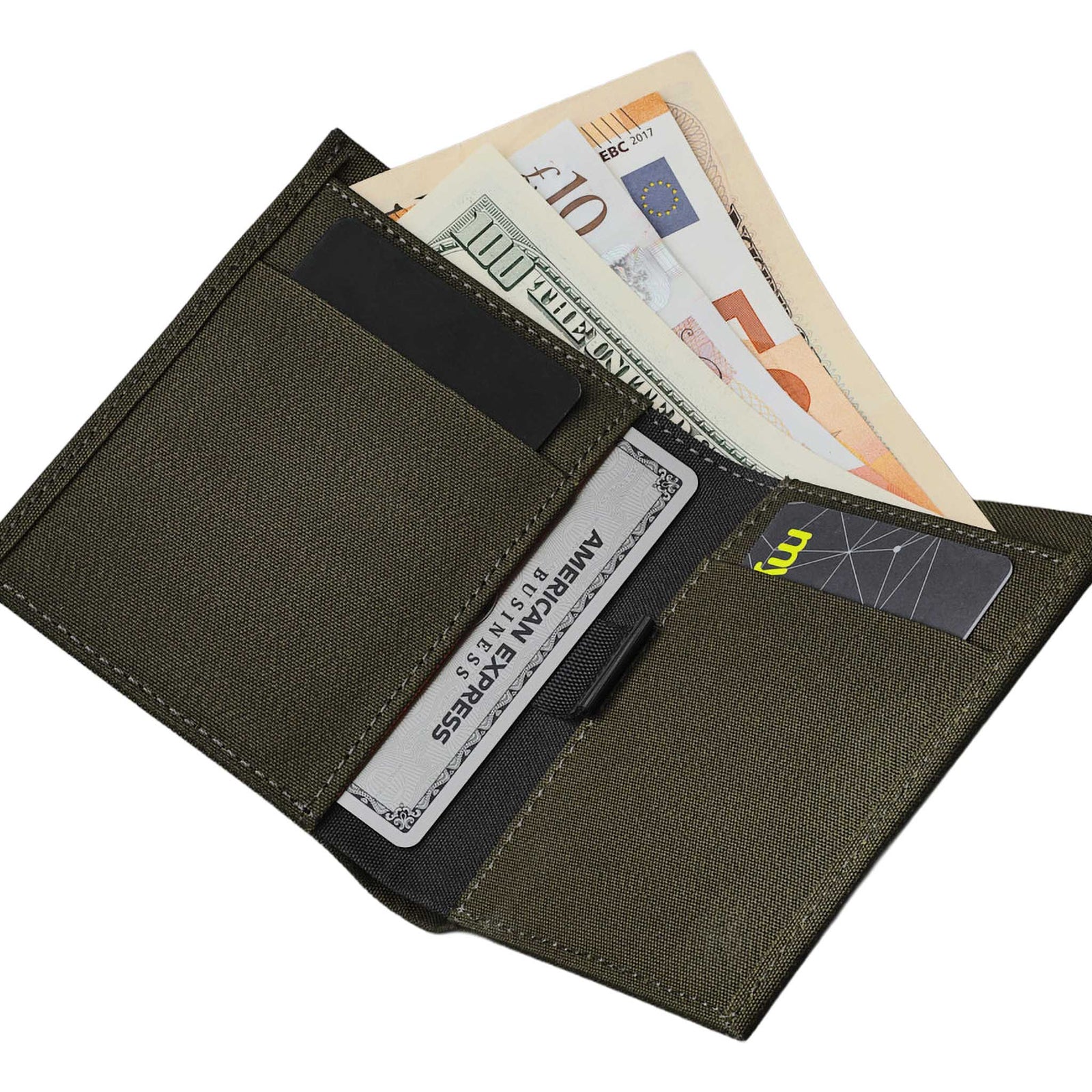 Ark Bifold Cash Wallet Alpaka AD010620122 Wallets One Size / Black | Axogrid 300D