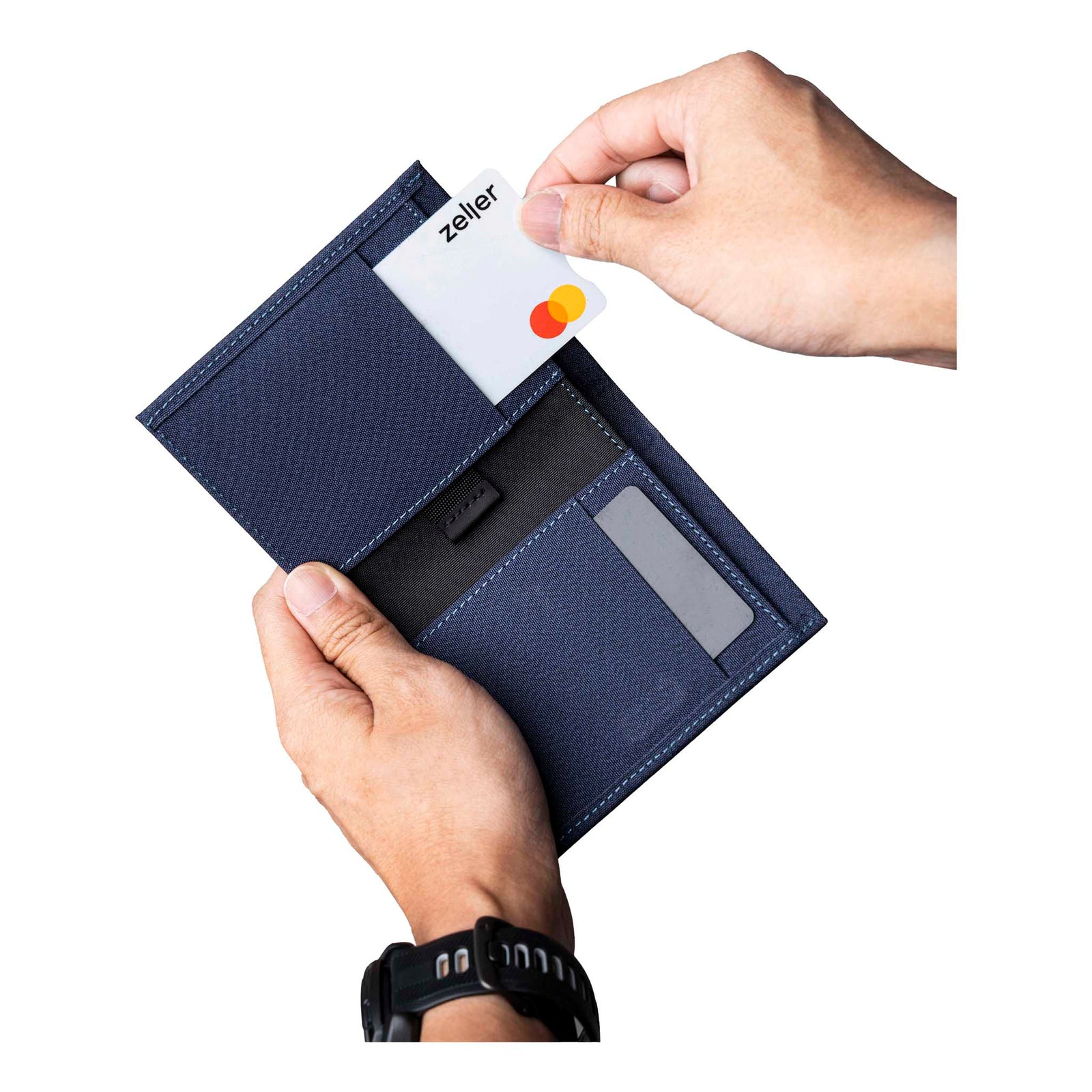 Ark Bifold Cash Wallet Alpaka AD010620621 Wallets One Size / Blue | Axoflux 300D