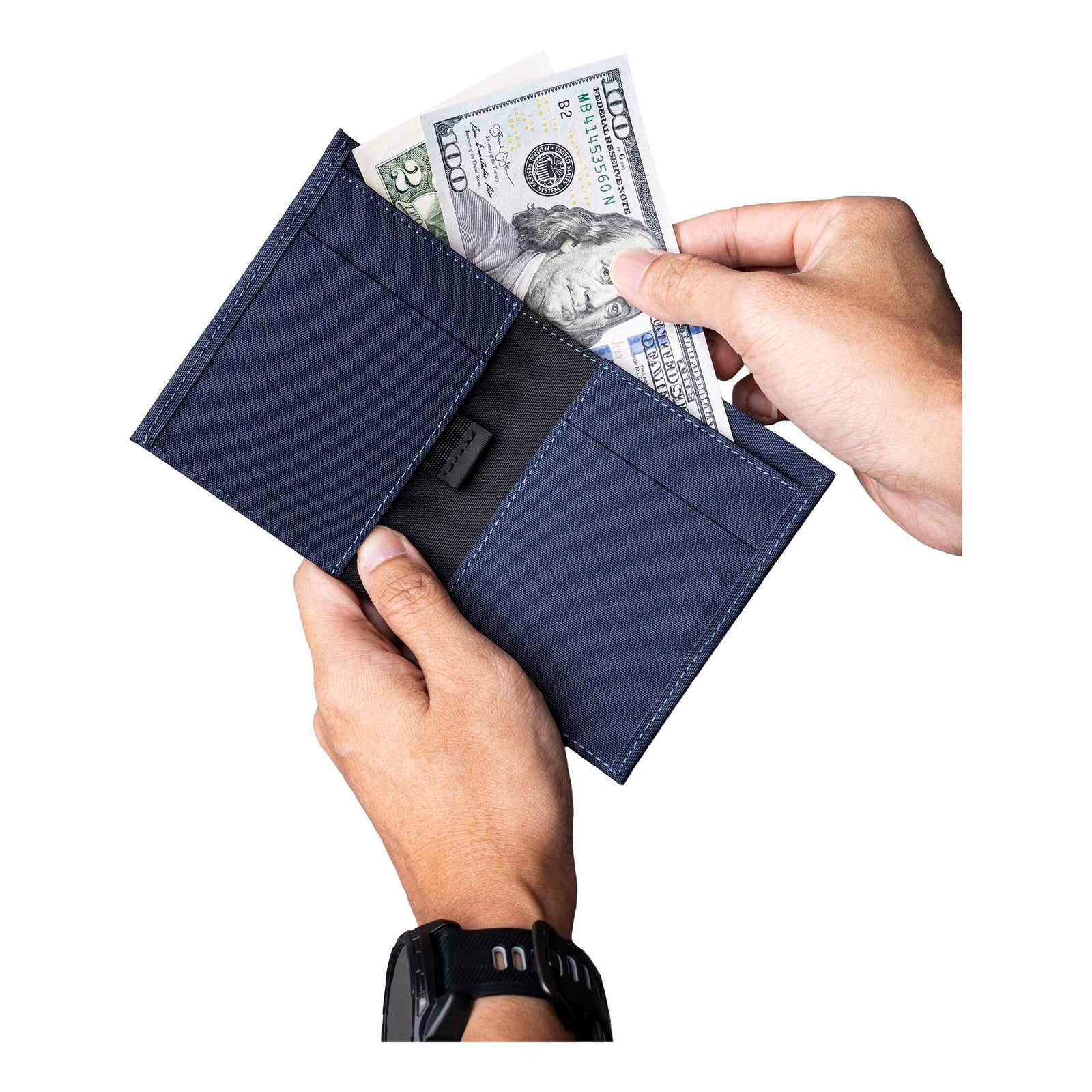 Ark Bifold Cash Wallet Alpaka AD010620621 Wallets One Size / Blue | Axoflux 300D