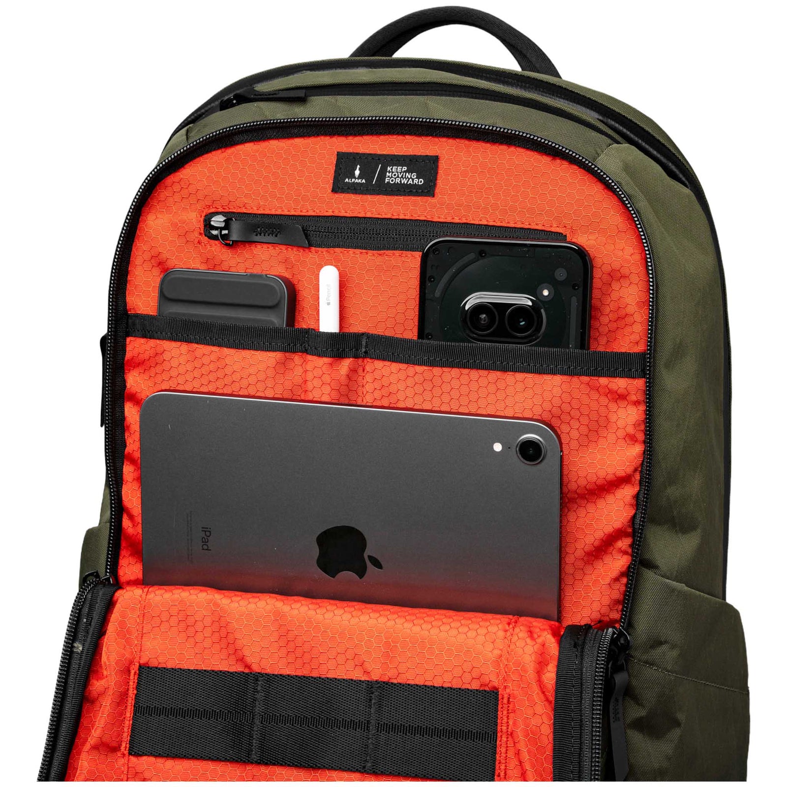 Elements Backpack Pro Alpaka AA010360507 Backpacks 26L / Olive Green | X-Pac X42