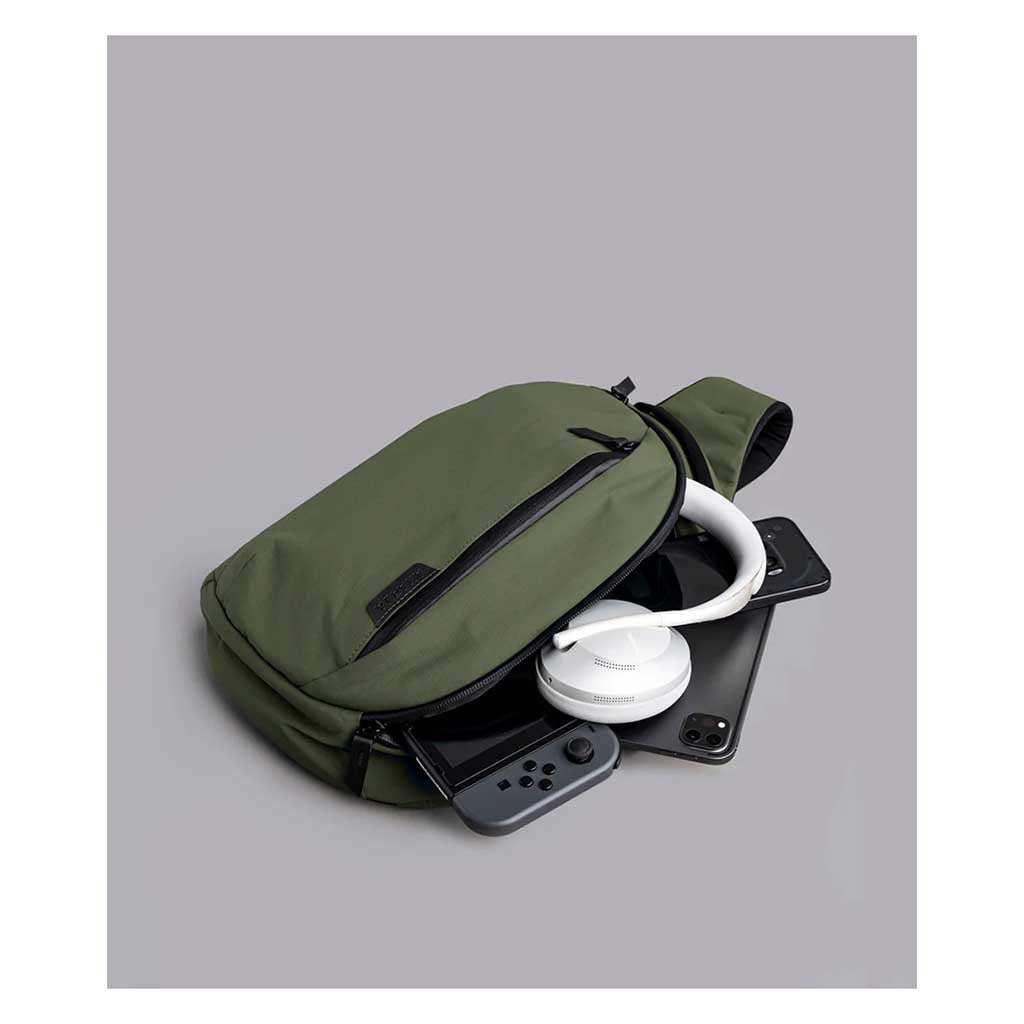 Metro Crossbody | Left Shoulder Alpaka AA010550518 Sling Bags One Size / Green | Axoflux 210D