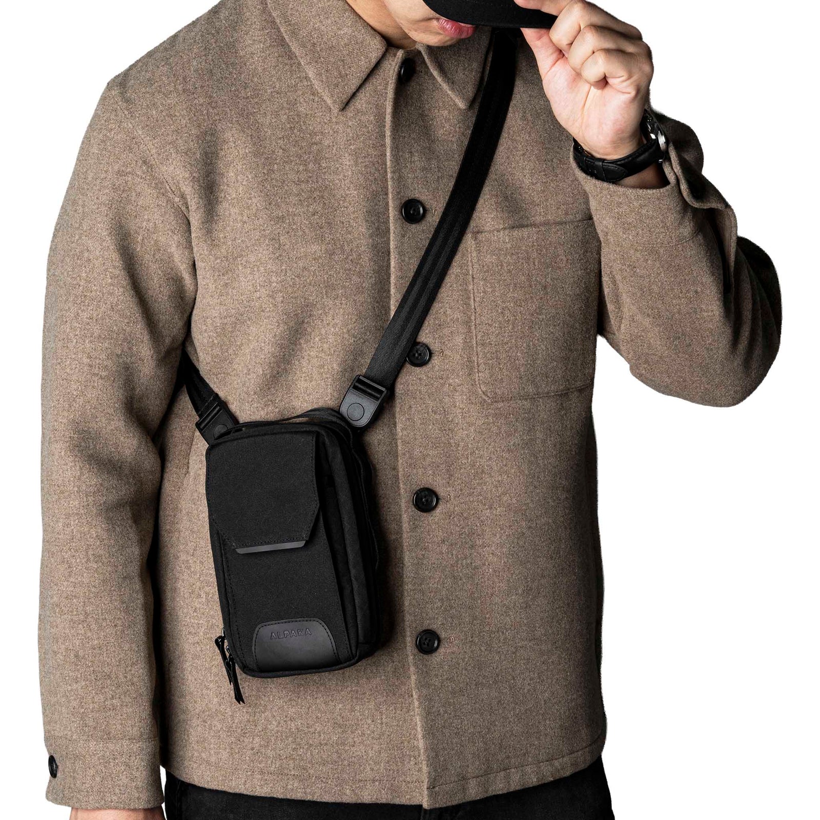 Modular Sling V2 Alpaka AD010740122 Sling Bags One Size / Black | Axogrid 300D