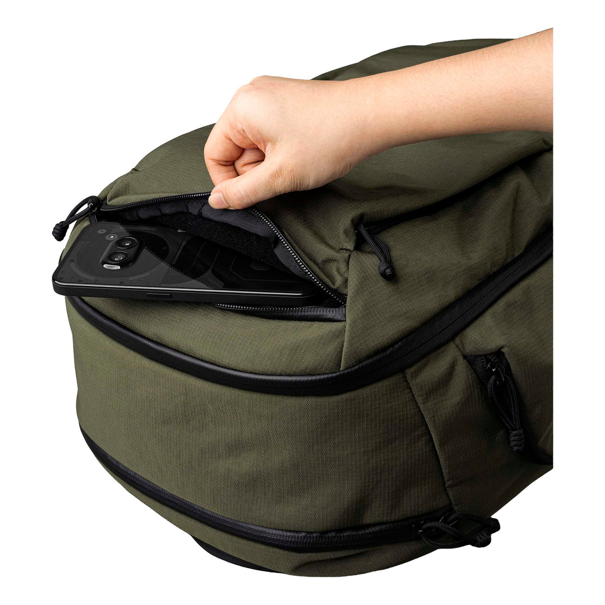 Traverse Backpack 30L Alpaka AA010860524 Backpacks 30L / Green | Axoflux 400D