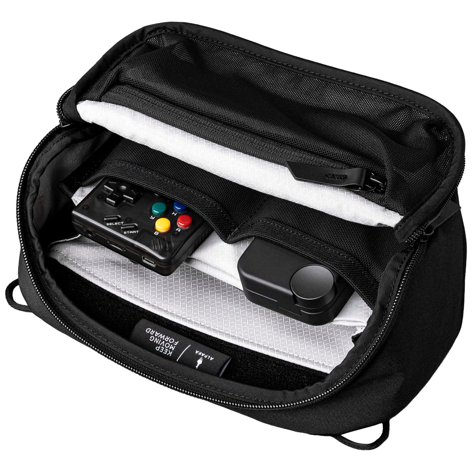 Vertex Pouch Mini Alpaka AD010730121 Tech Pouches 2L / Black | Axoflux 300D