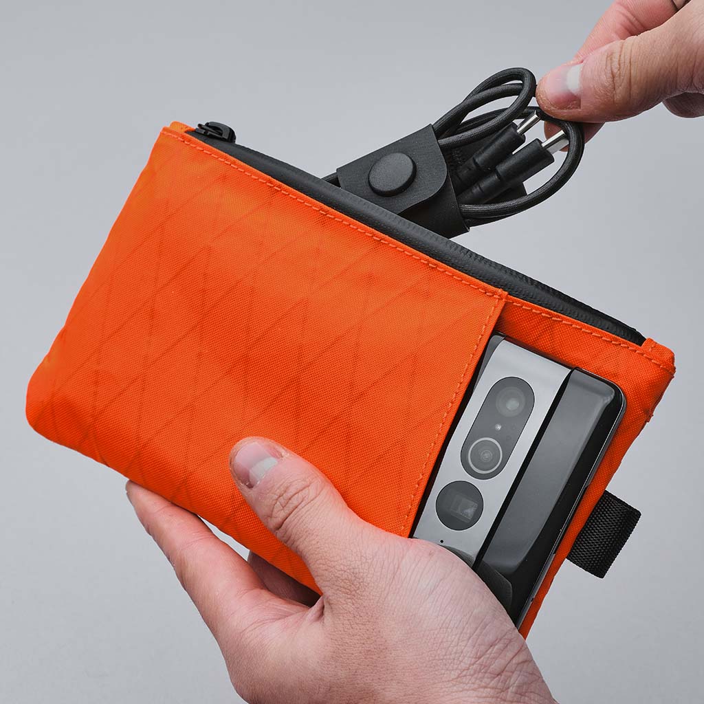Zip Clutch Alpaka AE001040704 Pouches One Size / Hot Orange | X-Pac VX25