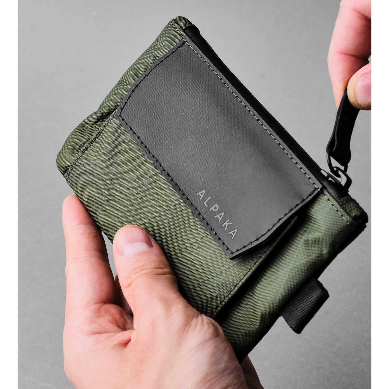 Zip Pouch Coin Alpaka AD010610503 Pouches One Size / Dark Green | X-Pac VX21