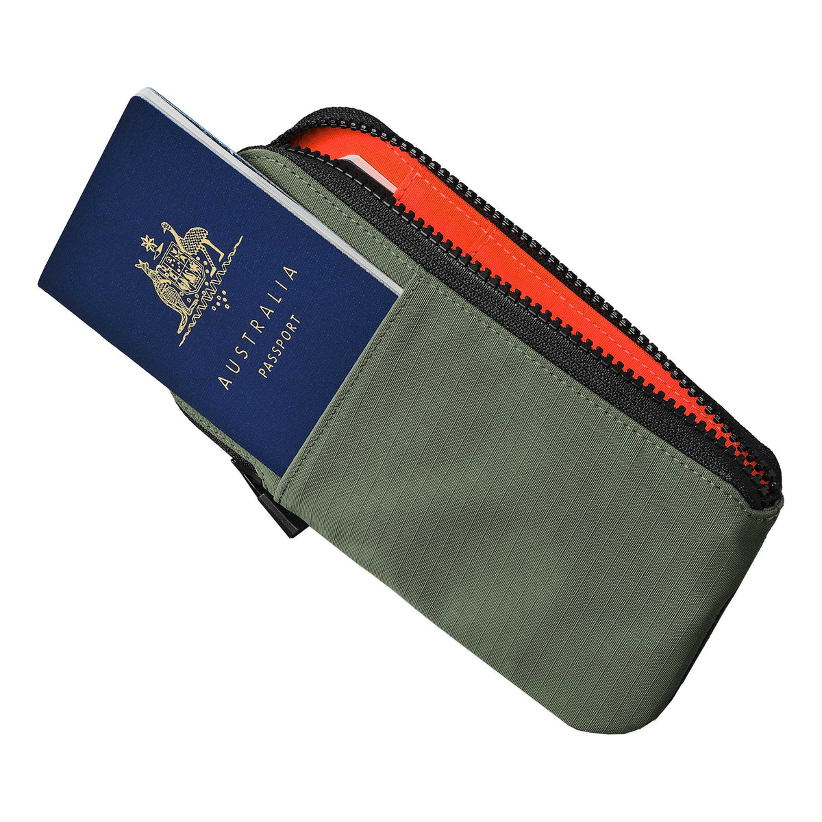 Zip Travel Wallet Alpaka AD010590518 Wallets One Size / Green | Axoflux 210D
