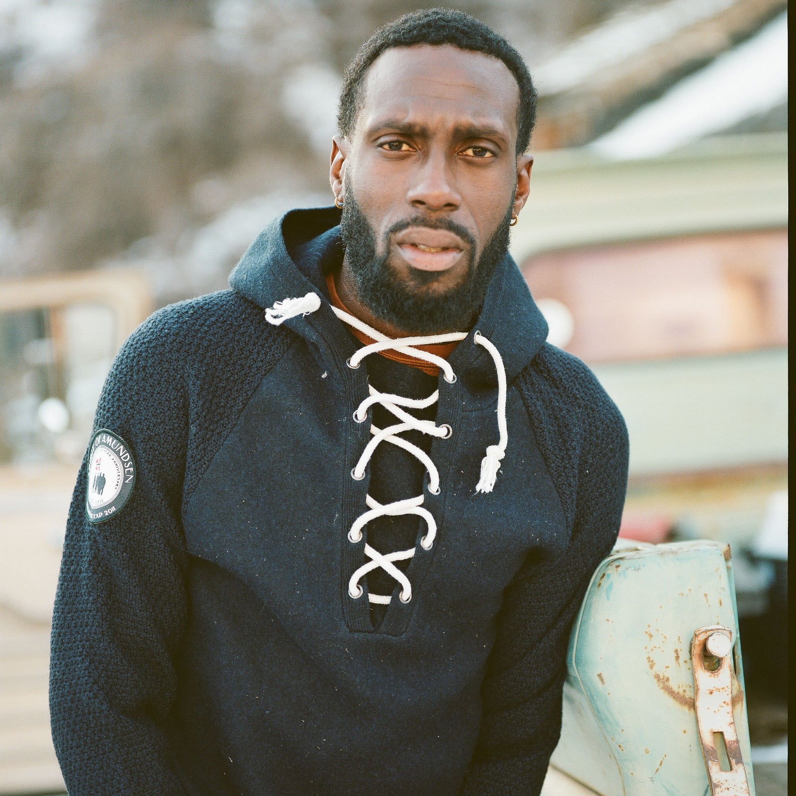 Sweat à capuche bouilli à lacets | Homme