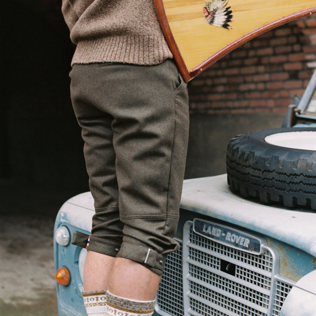 Knickerbockers en loden Huntsman | Homme