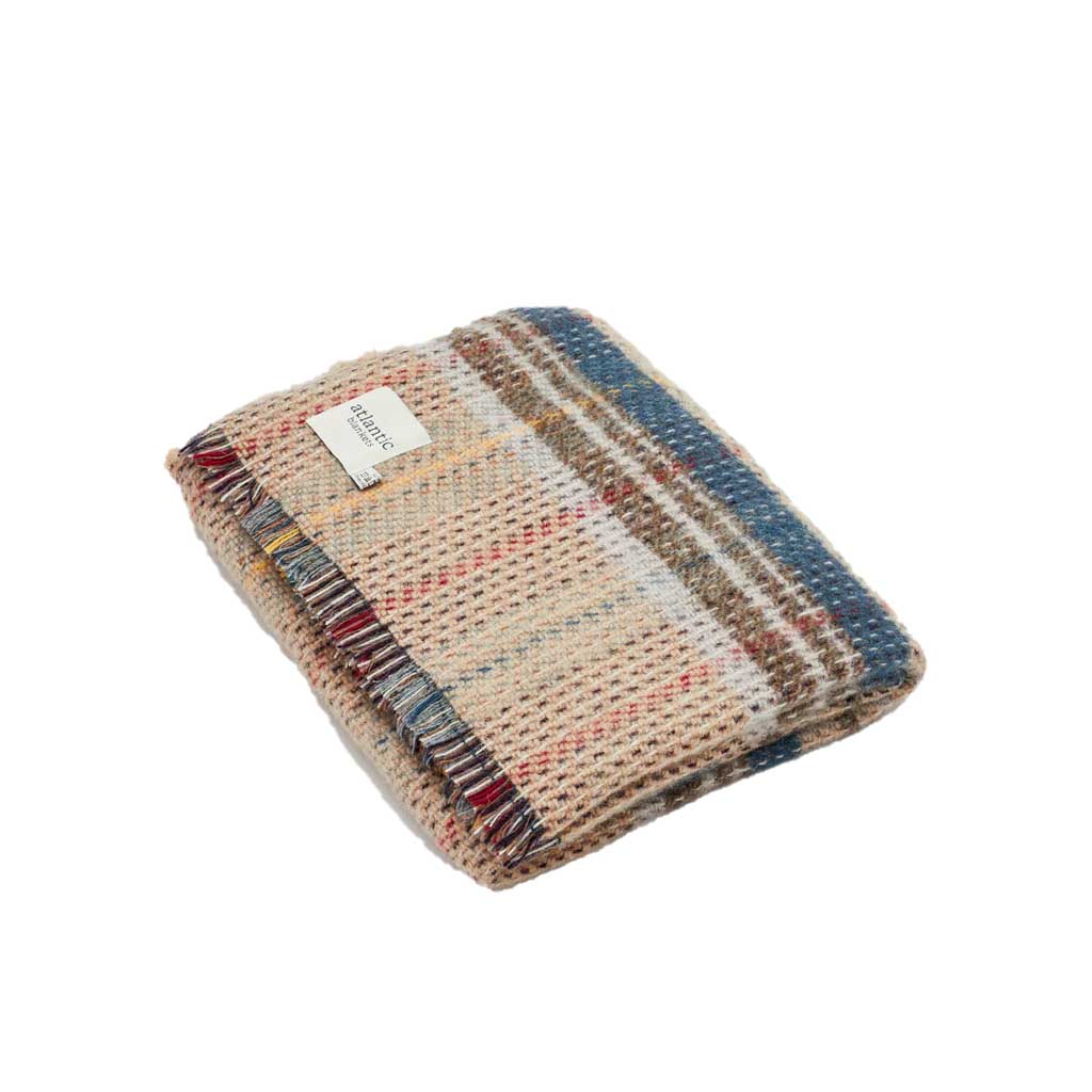 Random Recycled Wool Blanket Atlantic Blankets Blankets