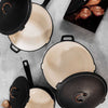 Enamel Lined Crock Pot Barebones Living CKW-1100 Pots & Pans One Size / Slate Grey