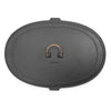 Enamel Lined Roaster Barebones Living CKW-1102 Dutch Ovens One Size / Slate Grey