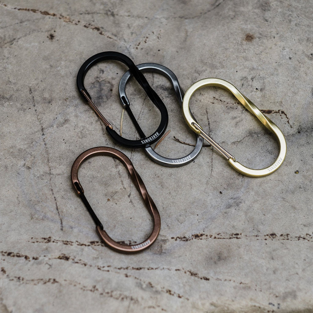 Wiregate Carabiner Barebones Living Keyrings